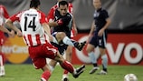 Lazio captain Luciano Zauri scored the equaliser in their draw against Olympiacos