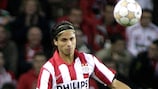 Manuel da Costa in a rare outing for PSV this season