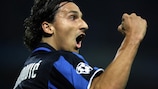 Ibrahimović scored Inter's first and fourth goals