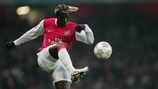 Bacary Sagna will sit out the Arsenal-Liverpool quarter-final