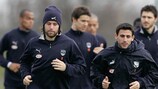 Bordeaux players in training this week