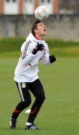 Xabi Alonso, del Liverpool, en un entrenamiento