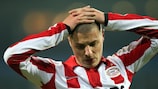 Danny Koevermans shows his despair at PSV's exit