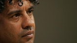 Frank Rijkaard looks forward to the challenge of facing United