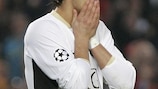 Cristiano Ronaldo incrédulo após falhar o penalty