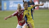 Ukraine beat Denmark 1-0 at home in qualifying before losing by the same score in Viborg