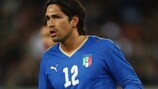 Marco Borriello in the colours of Italy