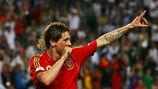 Fernando Torres scored the only goal of Spain's EURO final victory against Germany