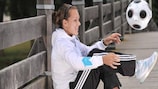 Mittelfeldspielerin Francesca Weber freut sich auf das Halbfinale gegen Norwegen