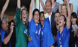 Italy rejoice after winning the trophy for the first time