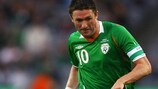 Robbie Keane sous le maillot de l'Irlande
