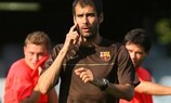 El técnico del Barça Pep Guardiola ya conoce a su primer rival europeo
