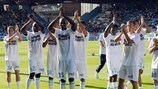 Los jugadores del Olympique de Marseille rindieron tributo a su afición el pasado sábado