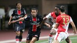 Ludovic Giuly in Aktion für Paris Saint-Germain