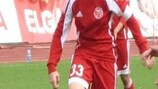 A ucraniana Nataliya Zinchenko, em acção pelo clube russo do Zvezda-2005