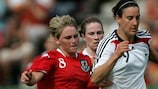 Young Wales players like Jessica Fishlock gained experience against Germany in 2009 qualifying