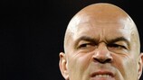 Christian Gross grimaces after the Shakhtar loss