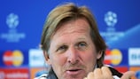 Madrid coach Bernd Schuster was in good spirits on the eve of the game
