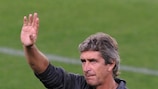 Villarreal coach Manuel Pellegrini