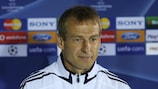 Jürgen Klinsmann, allenatore del Bayern, in conferenza