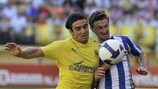 Fabricio Fuentes (left) will stay with Villarreal until next summer