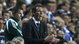 Laurent Blanc urges Bordeaux on from the bench