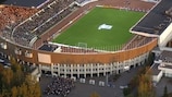 In diesem Stadion in Helsinki finden Spiele der EM statt