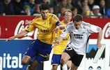 Rosenborg's Besart Berisha in action in the first round against Brøndby