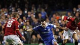 Daniele De Rossi in first-leg action against Chelsea's John Terry