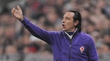 Cesare Prandelli, l'entraîneur de la Fiorentina