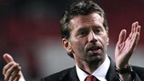 Galatasaray's German coach Michael Skibbe after his side's win at Benfica