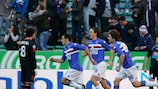 Sampdoria celebrate a Serie A goal