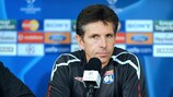 Lyon coach Claude Puel has a mixed record against Spanish sides