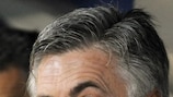 Milan coach Carlo Ancelotti