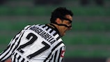 Fabio Quagliarella celebrates scoring Udinese's opener