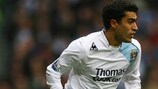 Nery Alberto Castillo pictured during his loan spell at Manchester City