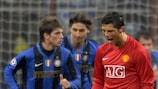 Manchester United's Cristiano Ronaldo experienced a frustrating night in Milan