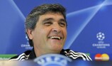 Madrid coach Juande Ramos in relaxed mood
