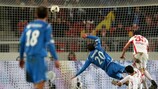 Viktor Fayzulin scores what proved to be the winner for Zenit