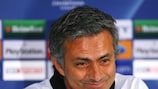 José Mourinho voltou a mostrar boa disposição no encontro com a imprensa