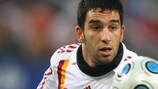 Eine Szene von Arda Turan (Galatasaray AŞ) aus dem Hinspiel beim Hamburger SV