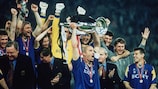 Gianluca Vialli levantó la Copa de la Europa en 1996