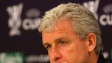 Mark Hughes is eyeing a place in the last four with City