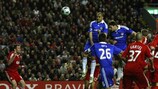 Branislav Ivanović leaps to head in Chelsea's second goal