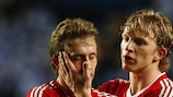 Dirk Kuyt y Lucas (Liverpool FC)