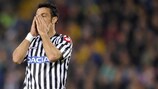 Fabio Quagliarella's two first-half goals helped Udinese level the aggregate score, but it proved in vain