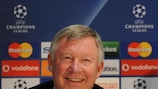 Sir Alex Ferguson in relaxed mood ahead of the Arsenal game