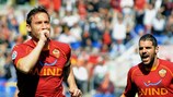 A Roma, capitaneada por Francesco Totti, vai defrontar os belgas do Gent