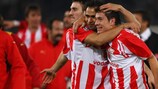 Olympiacos have made it safely through to the play-off round