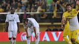 Lassana Diarra (left) and Gonzalo Higuaín reflect on Madrid's defeat